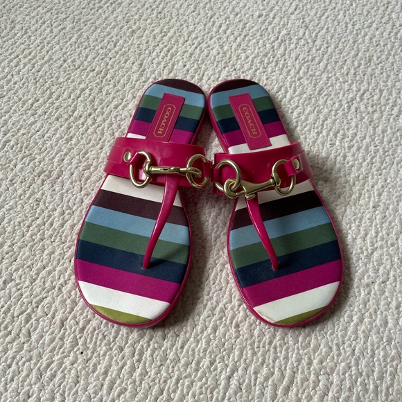 Coach Rikki Jelly Sandals - Size 5 - Picture 5 of 5